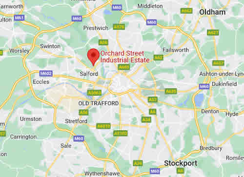 Map Showing Stockport Areas Covered