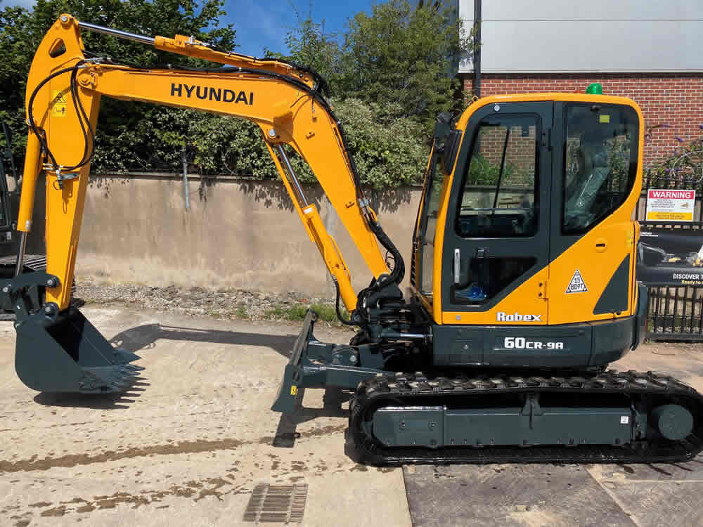 Compact excavator hire in Stockport